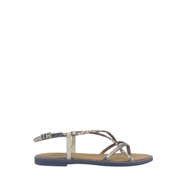Sandalia Plana Estilo Gladiador